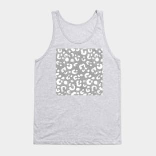 Gray Handmade Leopard Texture Tank Top